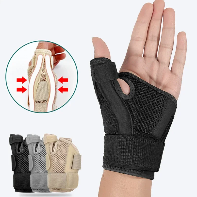 1PC Adjust Splint Sprains Arthritis Bandage Orthopedic Hand Brace Thumb Wrist Support Finger Splint Carpal Tunnel Syndrome