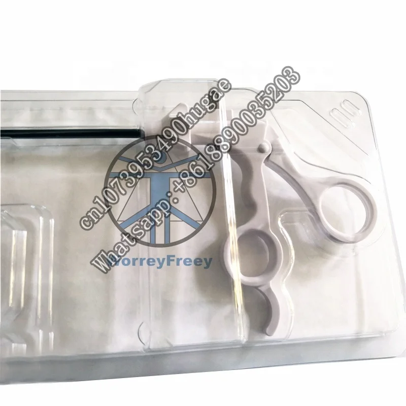 Disposable laparoscopic instrument bipolar curved scissors disposable laparoscopic scissors