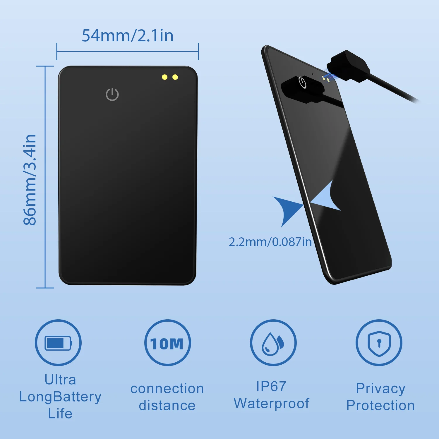 بطاقة تعقب محفظة بلوتوث لجهاز Samsung Galaxy Smart Tag GPS Locator Item Finder تعمل مع Samsung SmartThings