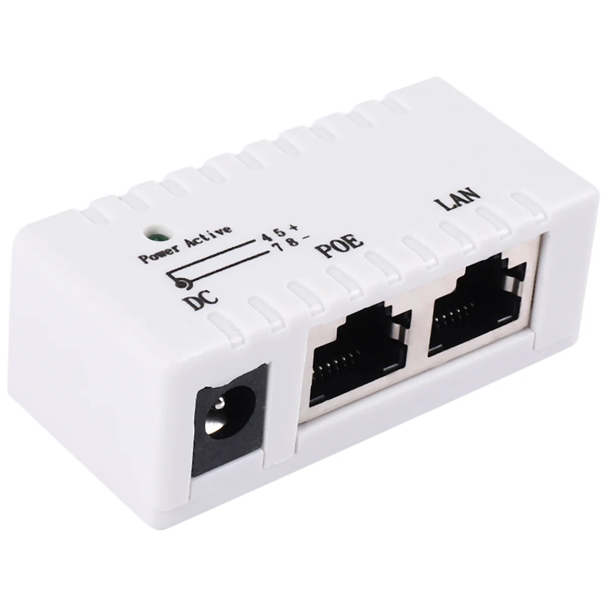 

Poe Splitter Poe Injector Rj45 Dc 5.5Mm x 2.1Mm Input Passive Poe Injector Splitter Adapter Connector For Ip Network