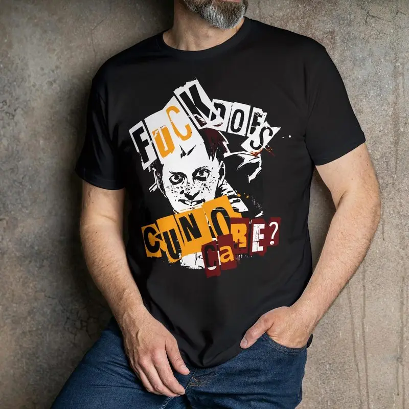 Disco Elysium Unisex T-Shirt Harry Dubois,Kim Kitsuragi Psyche Skill Fan Graphic Tee, F Does Cuno Care Quote Gift for RPG Gamers