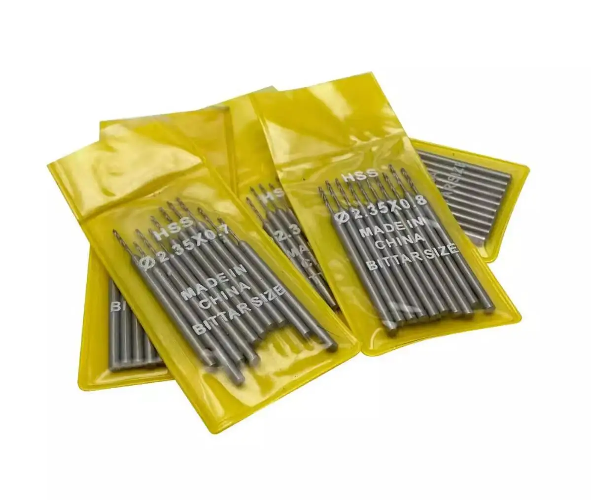 10PCS Drill Bit For Metal Wood Working Drilling Shank 2.35mm Jewelry Engraving Tool End Mill Woodworking Router Bit Wood Milling