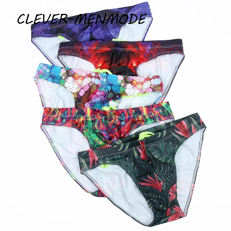 Herren Sexy Sommer Strand Bikini Badeanzug Europäisch Amerikanisch Mode Bikini Bedruckt Badeslip Strand Surf Shorts Strandbekleidung – Detail 18