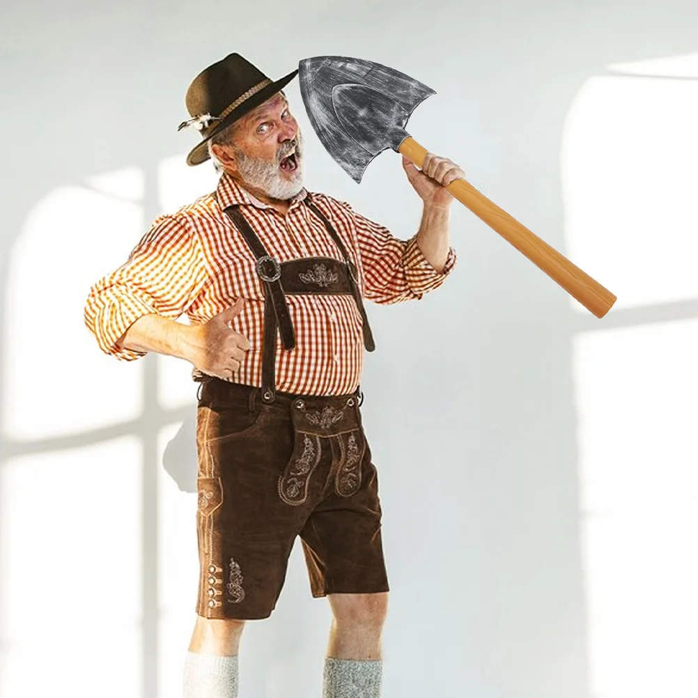 

2Pcs Simulation Spade Prop Realistic Photo Booth Decoration for Party Stage Performance Adornment Photography