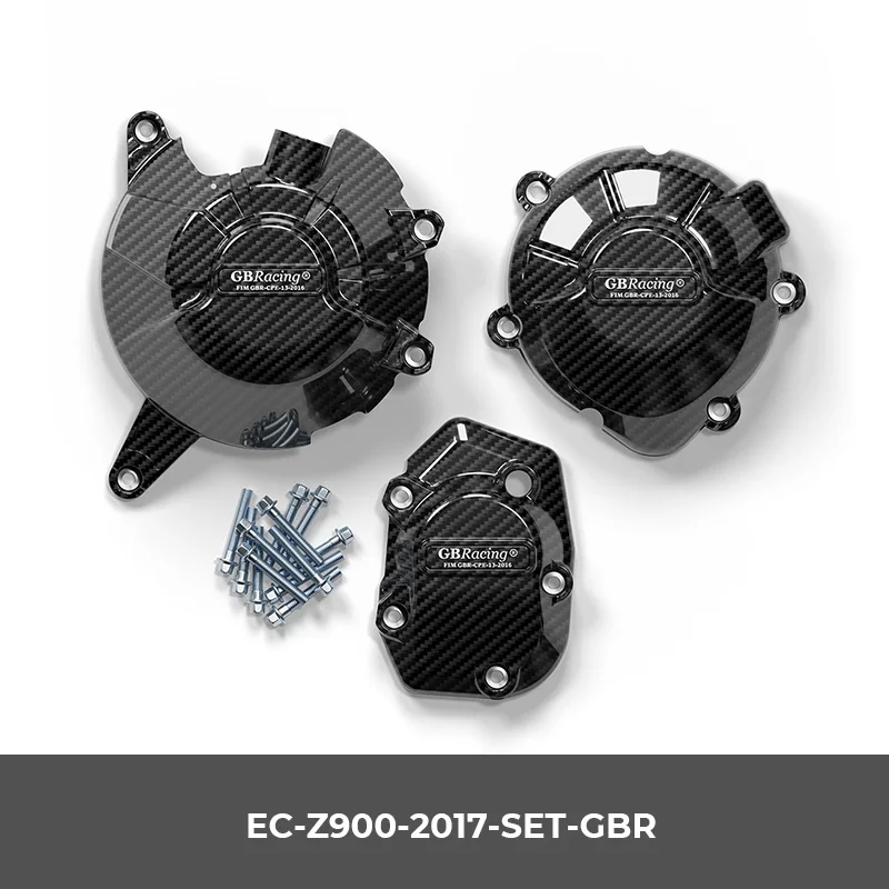 カワサキ Z900 (2017-2025) 対応：GBRacing セカンダリエンジンカバーセット（オルタネーター、セカンダリクラッチ、パルスカバー付き）