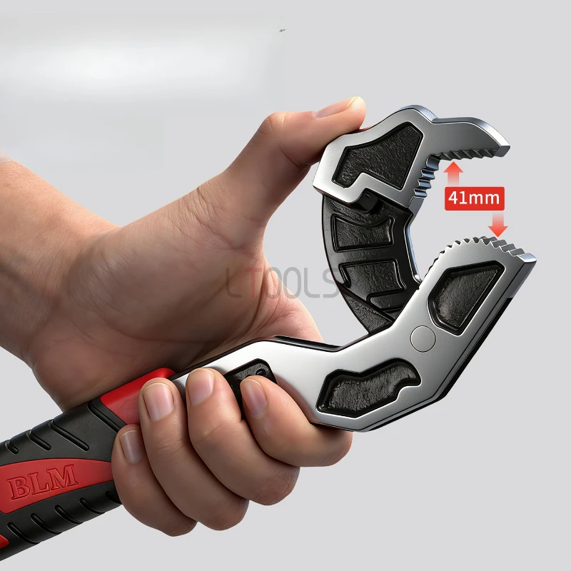 

Живой самоблокирующийся ключ Многофункциональный ключ для установки водопроводных труб с двойной головкой Удобные универсальные аппаратные средства