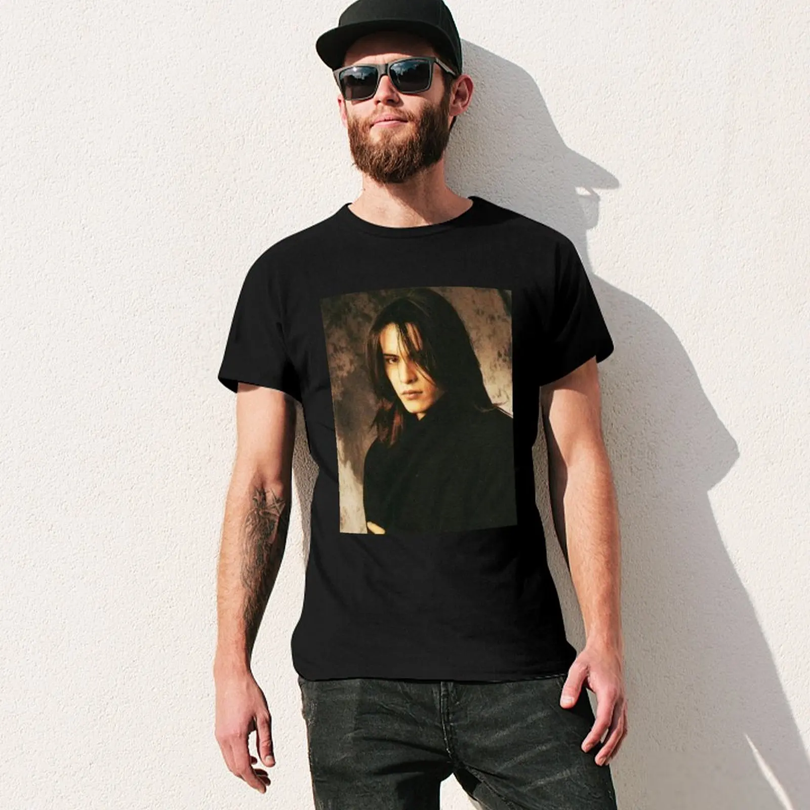 Kopie von Buck Tick T-Shirt Baumwolle Grafik T-Shirts Mann Kleidung Anime T-Shirt T-Shirts personalisierte lustige T-Shirts Männer