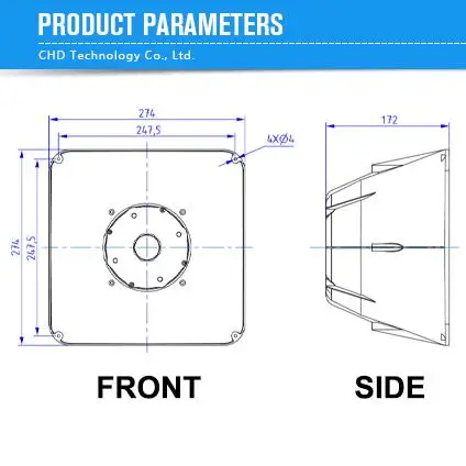 GU270 Portable Heavy Duty LRAD Speaker System | Remote Directional Audio Projector