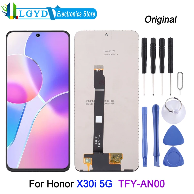 6.7-inch LCD Screen For Honor X30i 5G TFY-AN00 Phone Display with Digitizer Full Assembly Repair Replacement Part