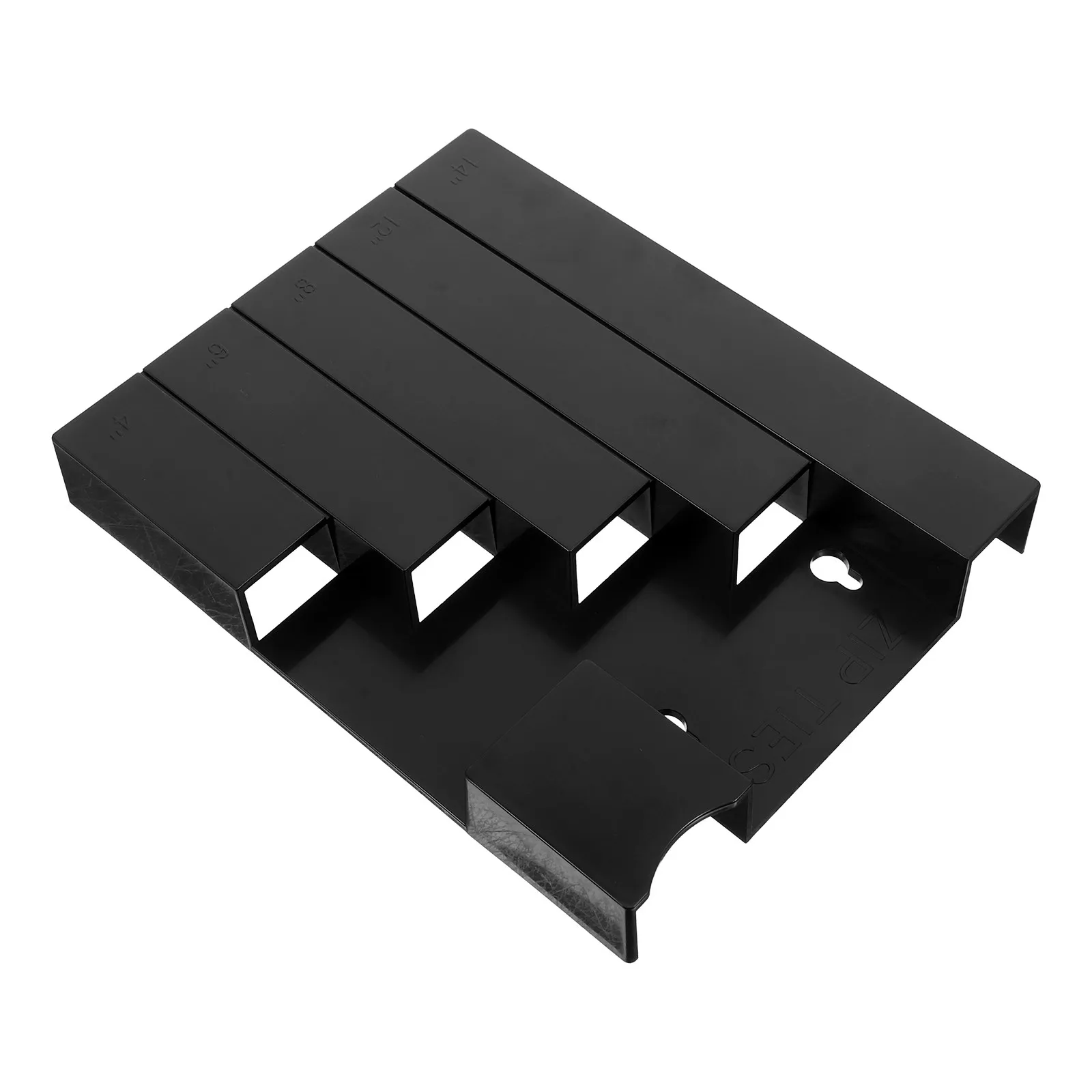 Heavy Duty Thickened Zip Ties Holder Storage Rack Multi Compartment Organizer Box for Trailers Workshops Garage Cable Tie