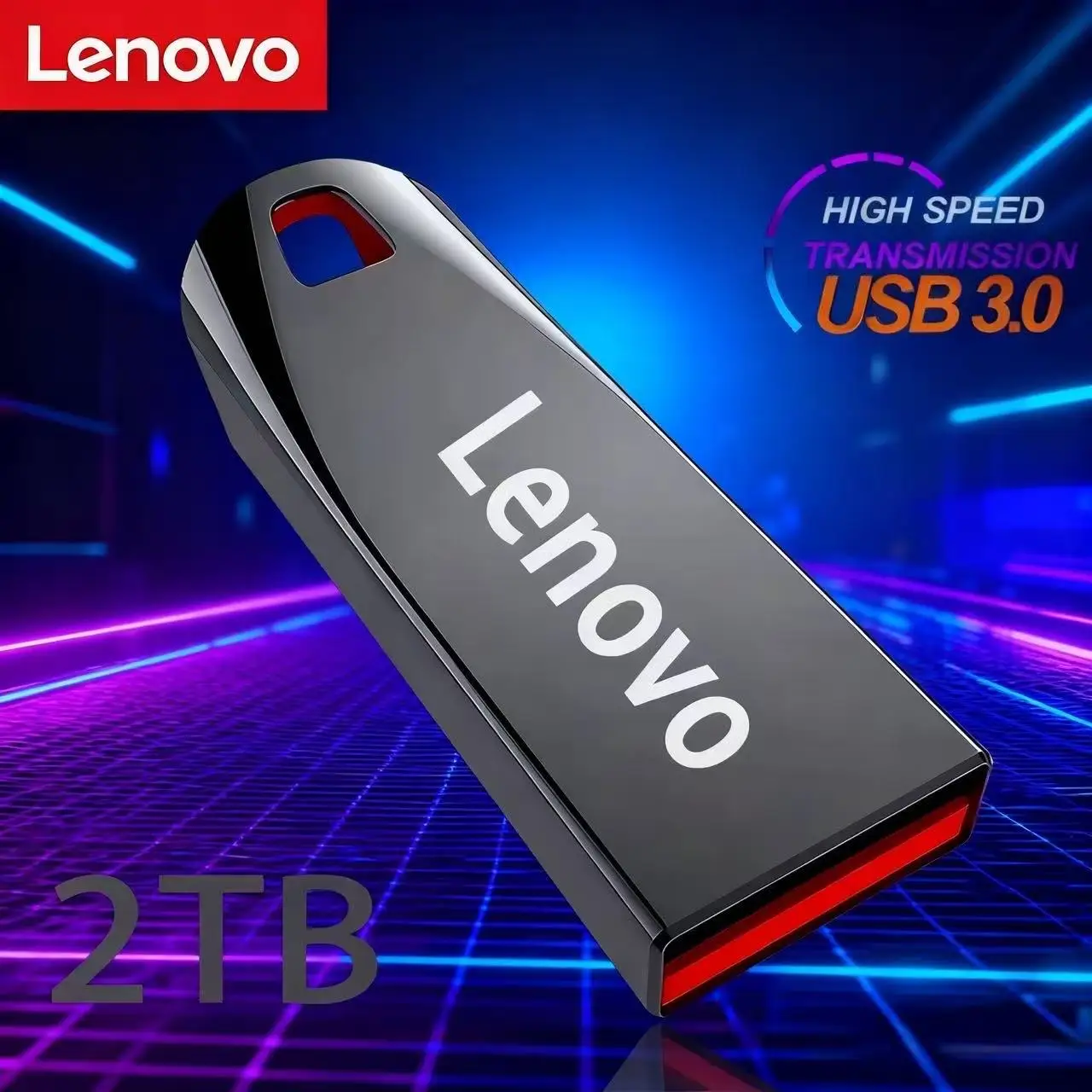 

Original Lenovo USB3.0 flash pen U disk 2TB drive metal real capacity high-speed memory stick business gift storage U disk