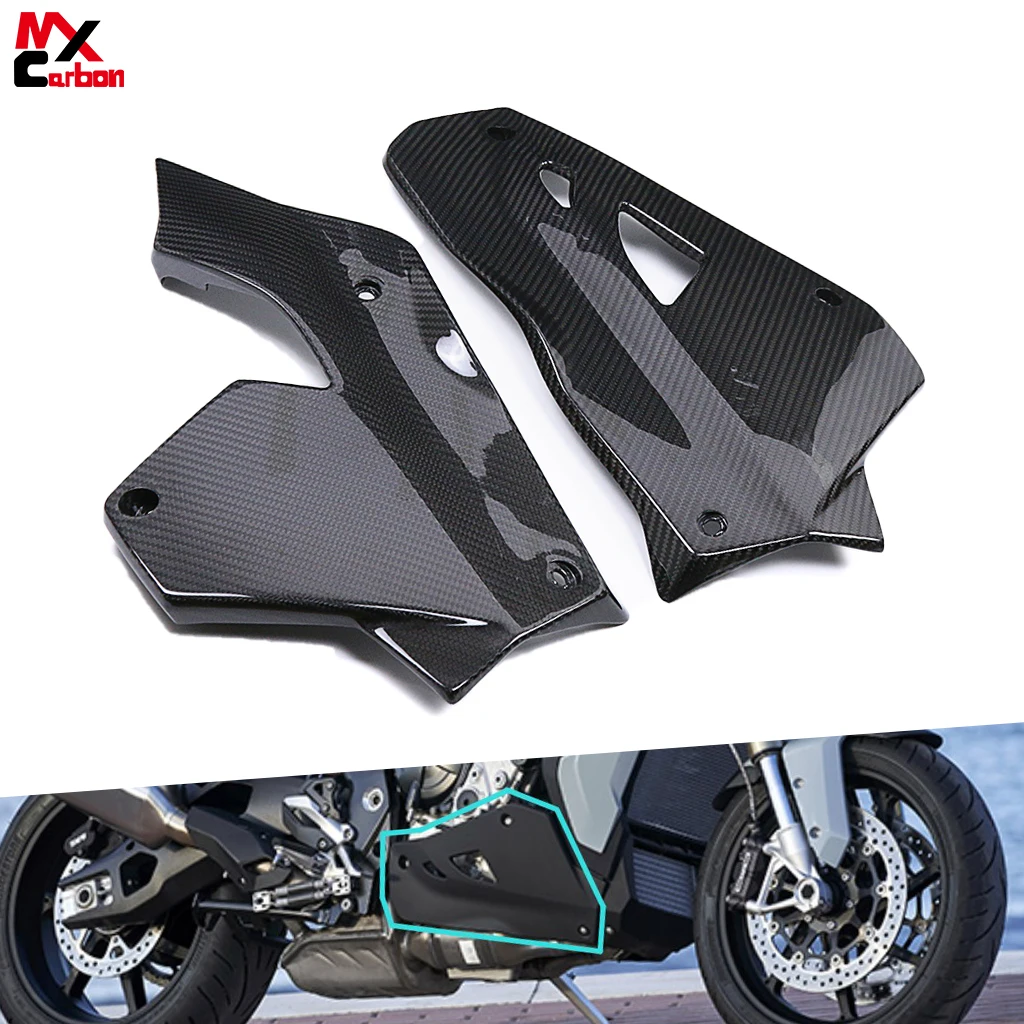 

Motorcycle Modified Real Carbon Fiber Belly Pan Side Panels Fairing Kits Accessories For BMW S1000XR 2020 2021 2022 2023