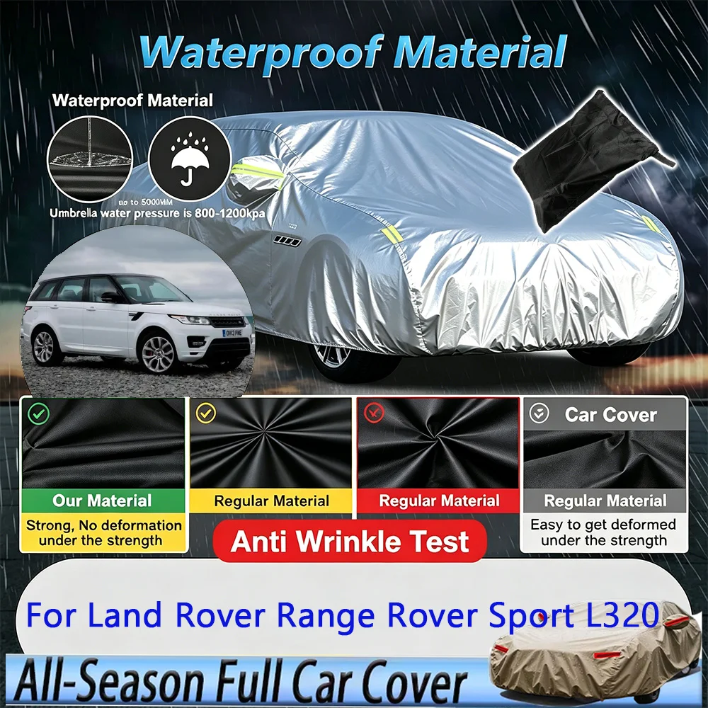 

Outdoor Protection Full Car Cover Snow Cover Sunshade Waterproof Dustproof Exterior For Land Rover Range Rover Sport L320