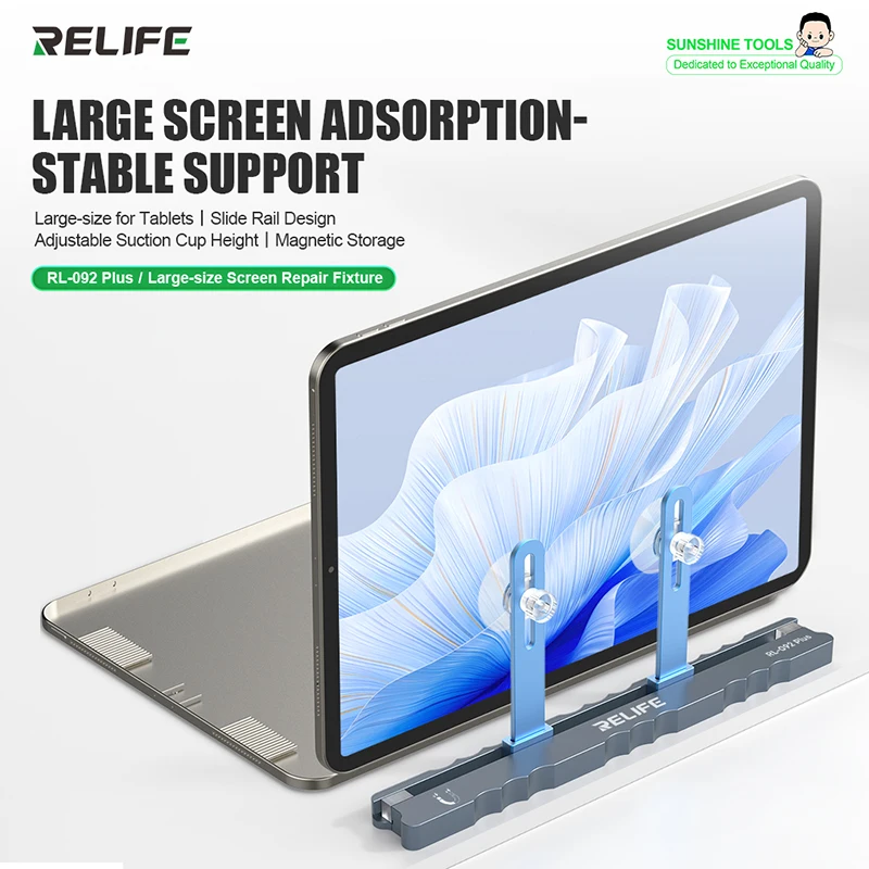 RELIFE RL-092 Plus Dispositivo di manutenzione per schermo grande per strumenti di riparazione e sostituzione di batterie per tablet/telefoni e schede madri