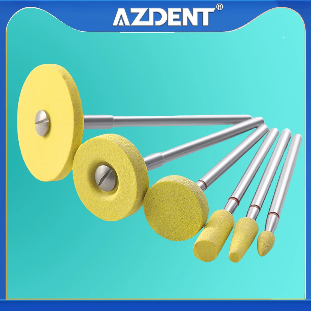 

Azdent Dental Polish Tool Ceramic Bonded Grinder For Zirconia Inner Crown/Porcelain Tooth Surface and Crown Fine Grit