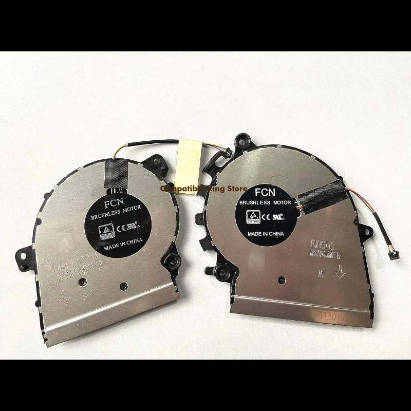 Ventilateur de refroidissement d+CPU+GPU de remplacement pour Lenovo Yoga 530-14IKB 530-14ARR 530-14ISK Flex 6-14IKB 6-14ARR Series DC5V 0.5A
