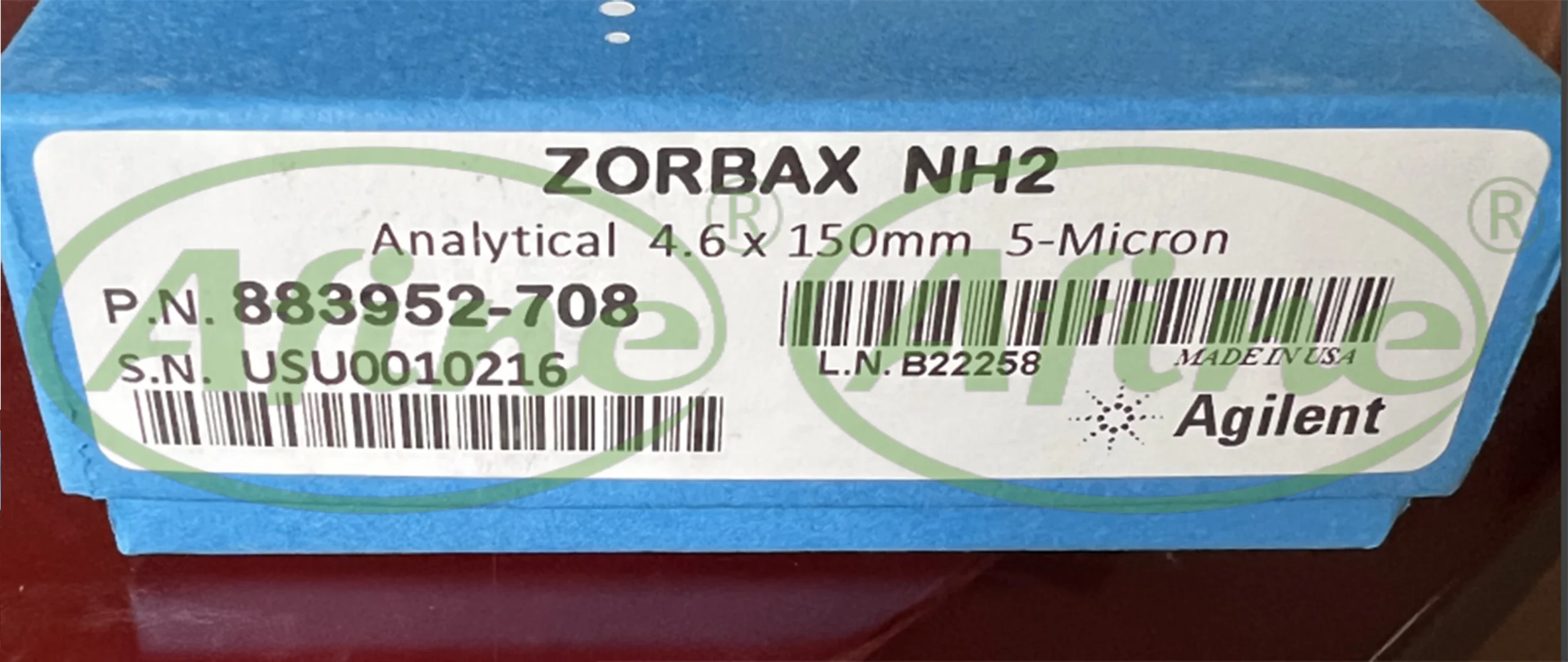 

AFINE Agilent ZORBAX HILIC Column Original NH2,883952-708,4.6 x 150 mm, 5 µm 400 bar