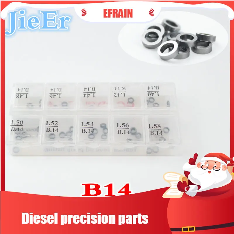 

(3.5\5.3) Adjusting Shim B14 Common Rail Injector adjustment Shims B14 Gasket seal washer B14(1.74-1.78)