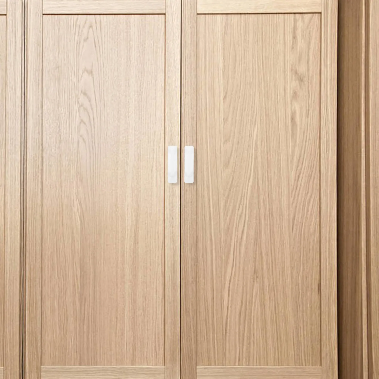 4Pcs Peel and Stick Cabinet Handles Self Adhesive Easy Install Drawer Pulls Modern Design Removable for Kitchen Bathroom Door