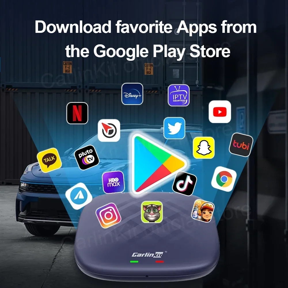 Popular Pr 8G+128GB Magic Carplay Box Wireless USB Dongle Radio Android 13 System Wireless Android Auto Carplay Ai Box SIM Card/