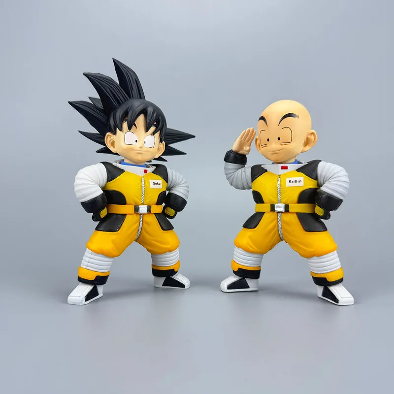 

Dragon Ball Anime Action Figure Q Version Space Suit Goku Gohan Krillin Vegeta Collectible Figurine For Adult Anime Fans