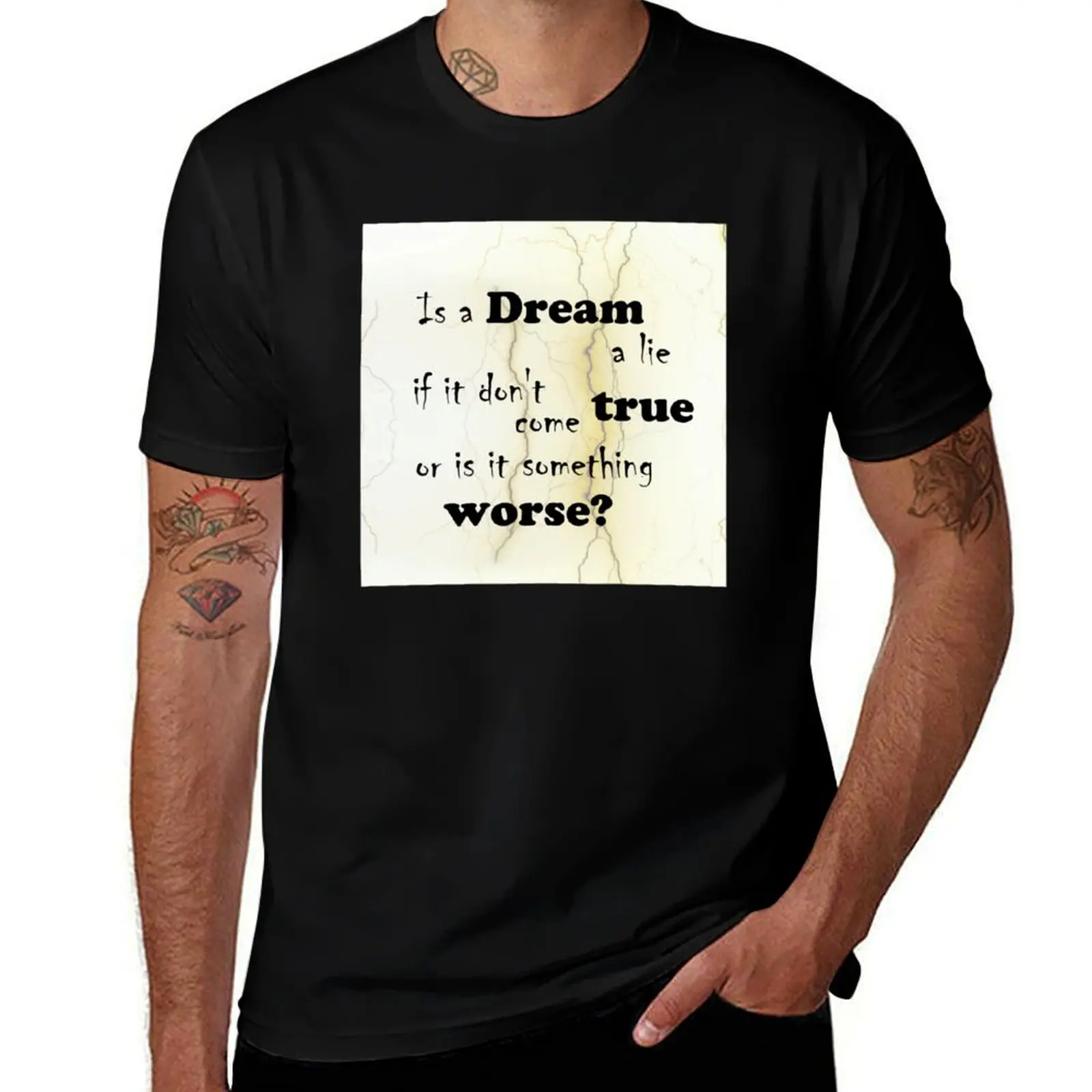 

Dream a liearm T-Shirt Big Size Simple T-Shirt