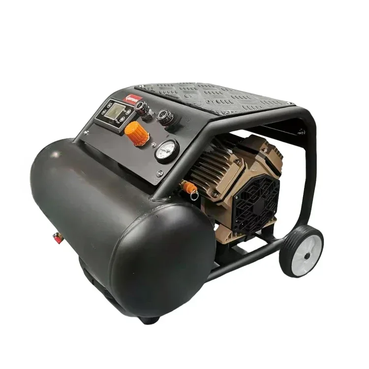 2HP Brushless 15L, 1500W Free Silent Portable Oil-Less Low Noise 4 Gallon Tank Air Compressor GDY-990Kcheap And Fine 3