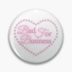 Sabrina Carpenter Bad For Business Coque  Soft Button Pin Decor Lover Hat Jewelry Fashion Gift Cartoon Cute Lapel Pin Funny