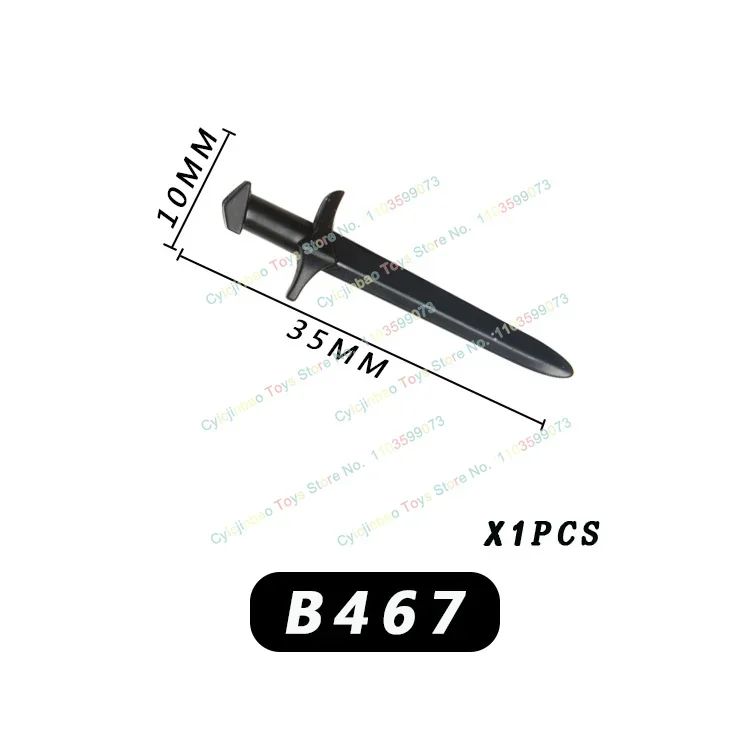 Figurki Kawalerii Akcesoria Zbroja Włócznia Hełm Średniowieczne Militarne Klocki Konstrukcyjne Modele Broni Zabawki Prezenty PJT051 5 SZTUK