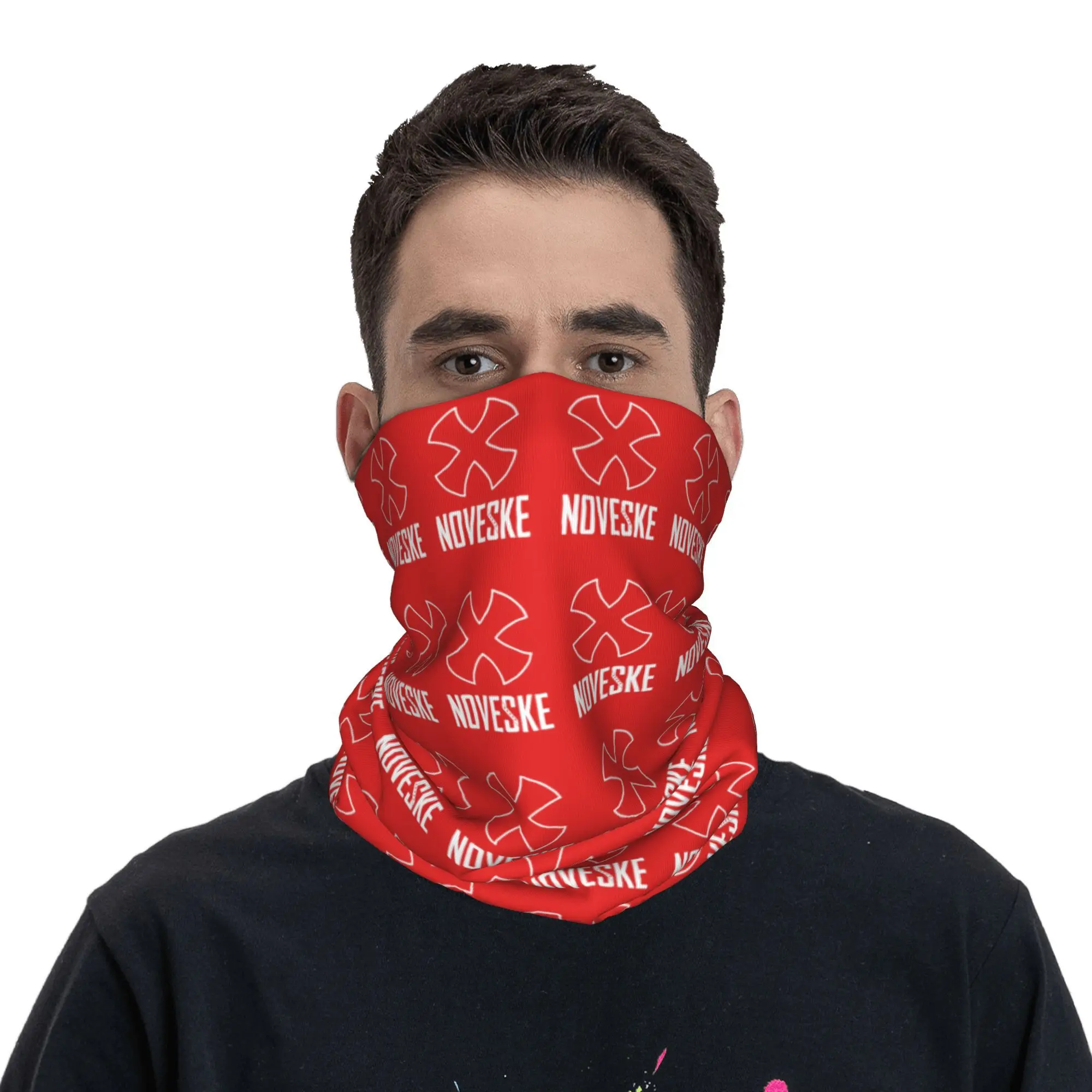 Noveske Rifleworks Bandana Ghetta per il collo Stampata Sciarpa avvolgente per pistola Copricapo multiuso Ciclismo per uomo Donna Adulto Lavabile