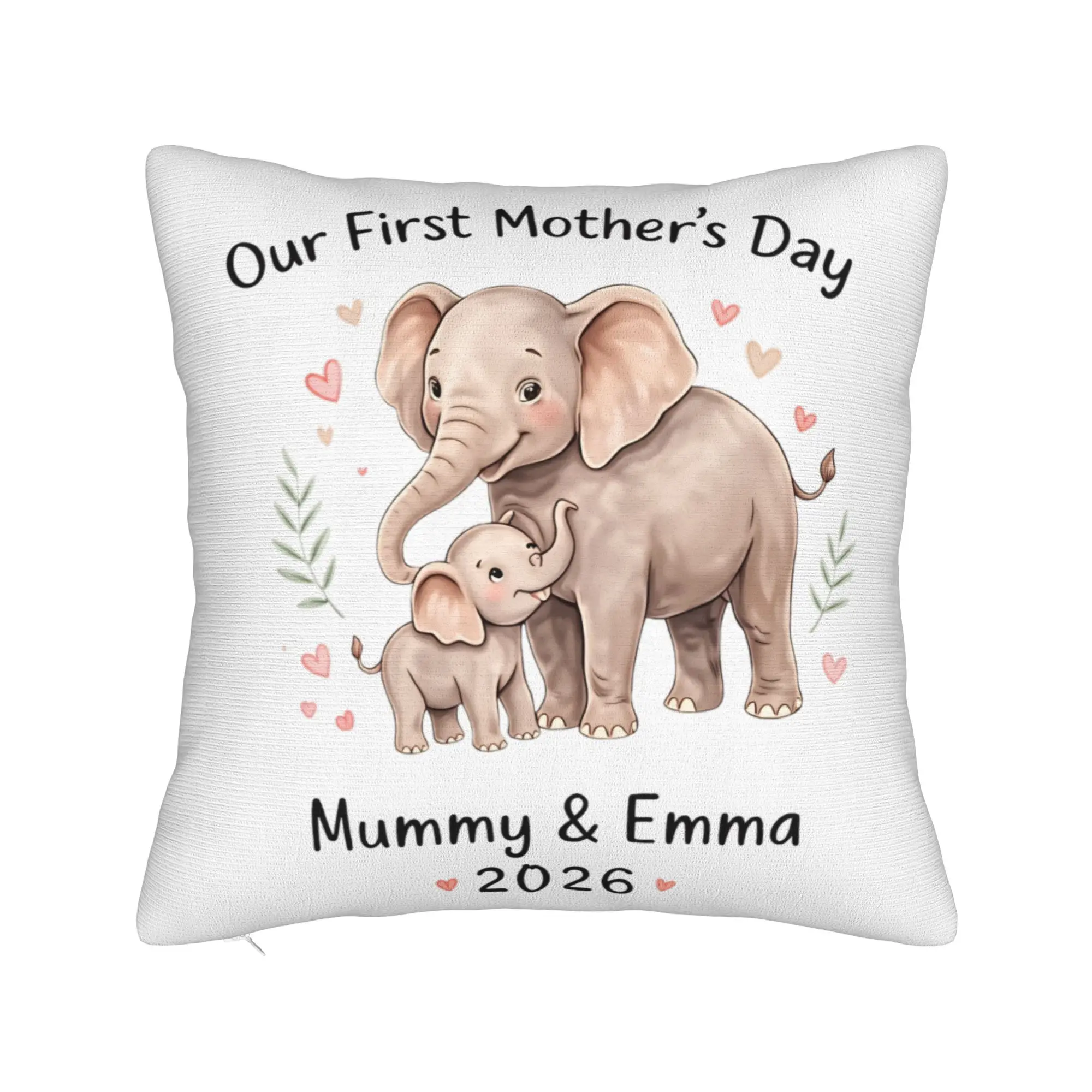 Our First Mothers Day Together Pillow Case  Morden Pillow Cover Soft Pillowcases For Couch Sofa Bedroom