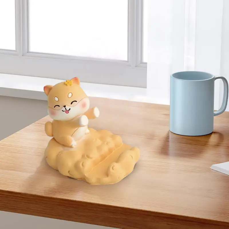 Милая подставка для телефона, мультяшный держатель для смартфона для стола, настольных смартфонов и планшетов, подставка для мобильного телефона с милыми животными для спальни