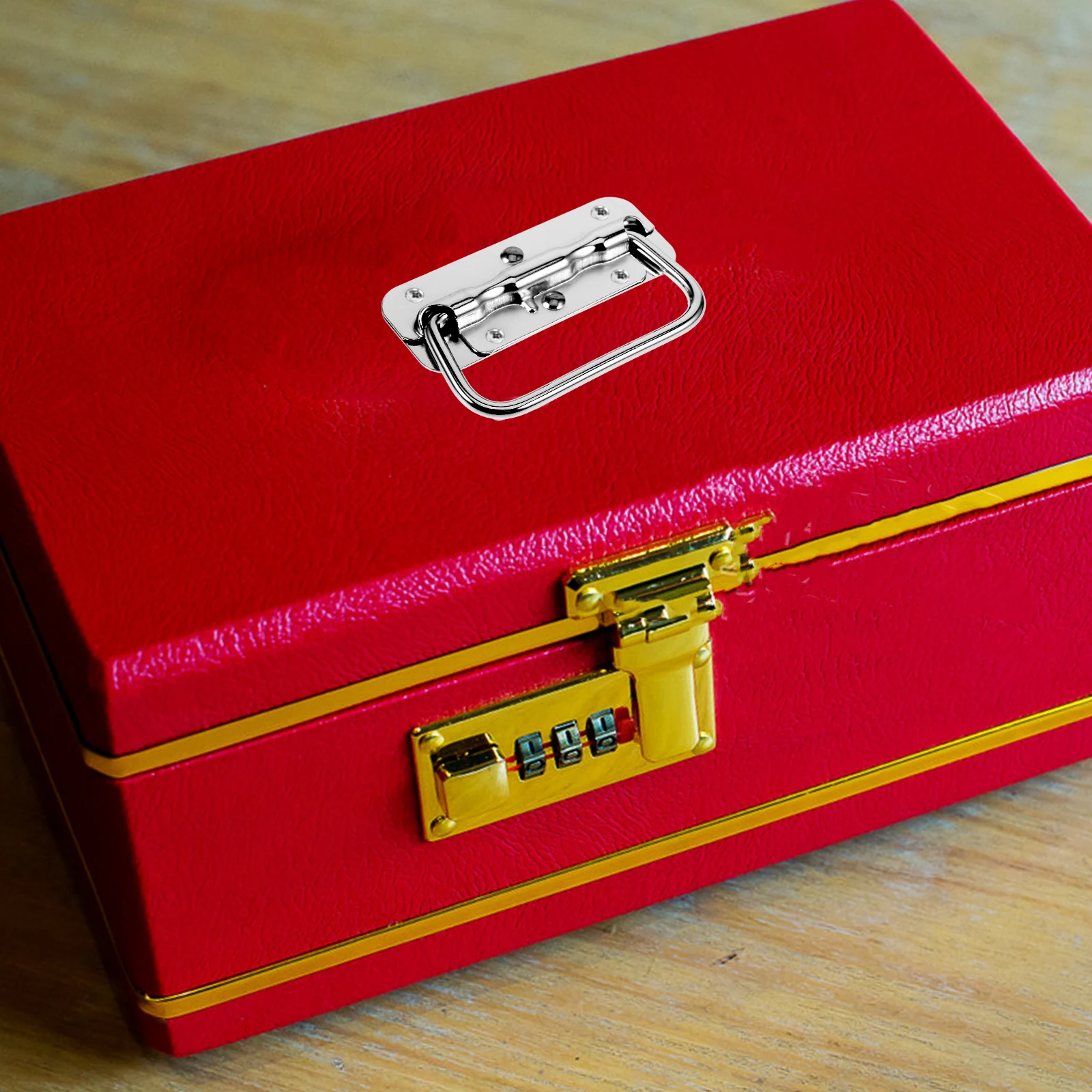 

4pcs Spring Loaded Drop Handle Stainless Steel Heavy Duty Tool Box Chest Container Mount Replacement Pull Handle For Storage