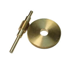 059 Worm Gear 120 Teeth 0.4M 120T 12MM hole diameter Gear 1:120 Brass Decelerating turbine worm gear