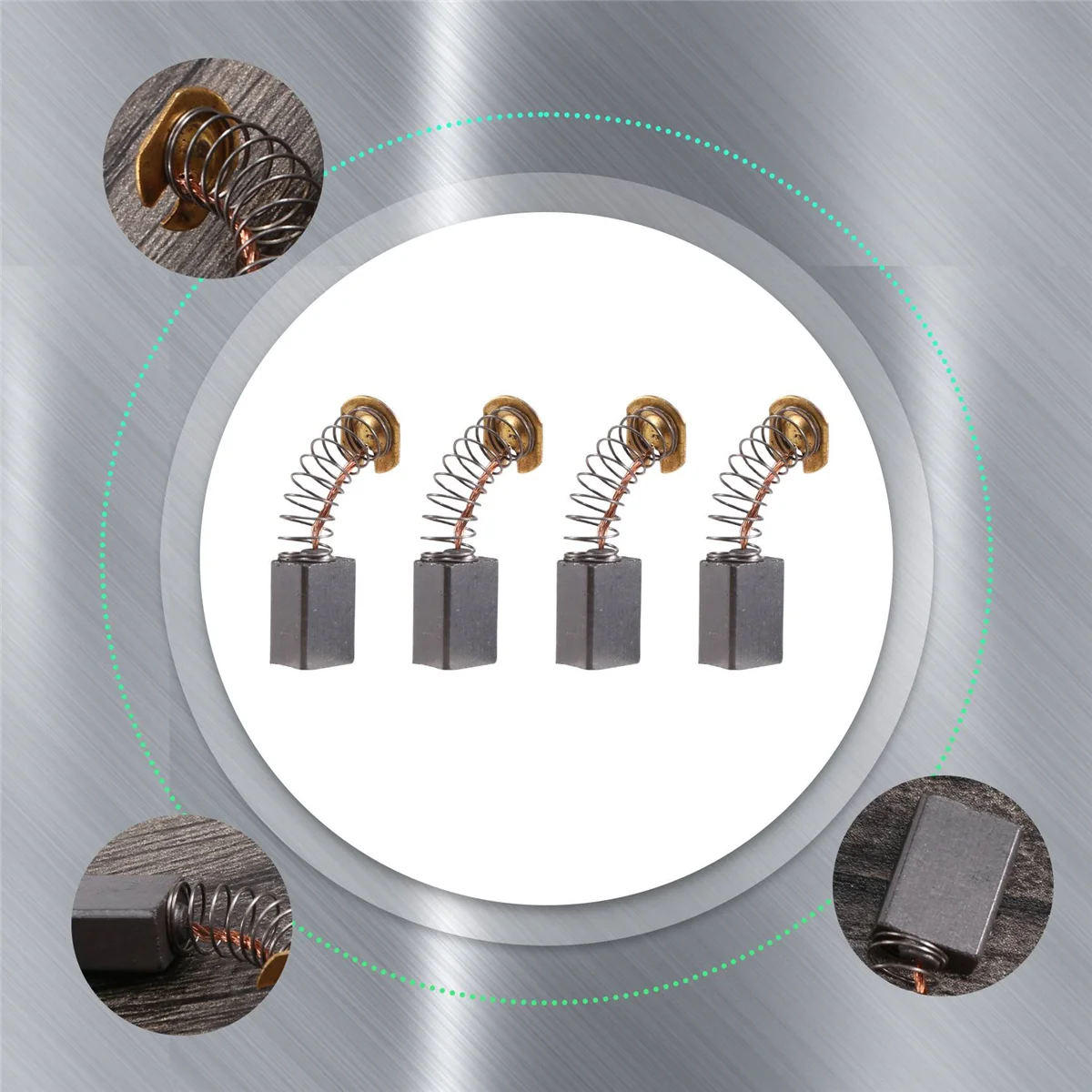 2 Paar 12X9X6 Mm Kolenborstels Elektrisch Gereedschap Voor Elektrische Percussiemotor