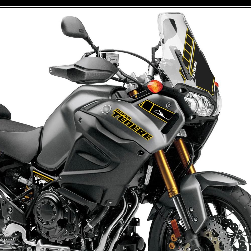 Tank Pad Stickers Wind Deflector Windshield Windscreen For YAMAHA SUPER TENERE X1200Z XT 2014 2015 2016 2017 2018 2019