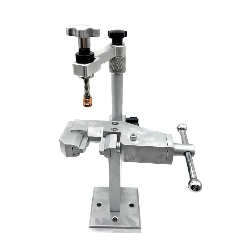 Injector Disassembly Tool with Fixed Nozzle Holder - Heavy-Duty Rack for Safe Fuel Injector Repair