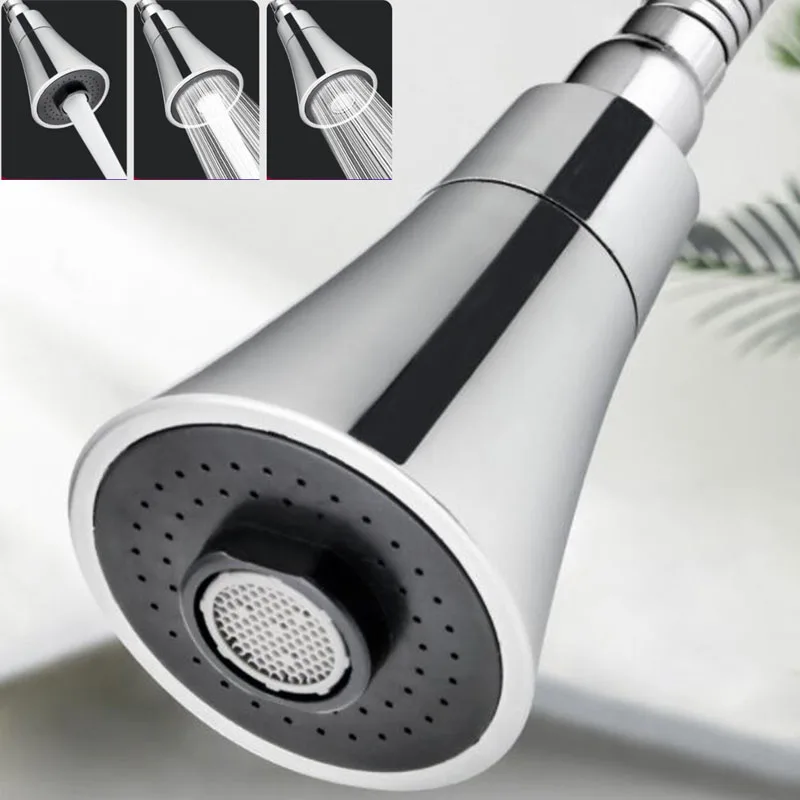 Universal Kitchen Water Nozzle Adapter Faucet Adjustable Pressure 360 water hose Rotating Water Tap Head Water Saving Shower D2