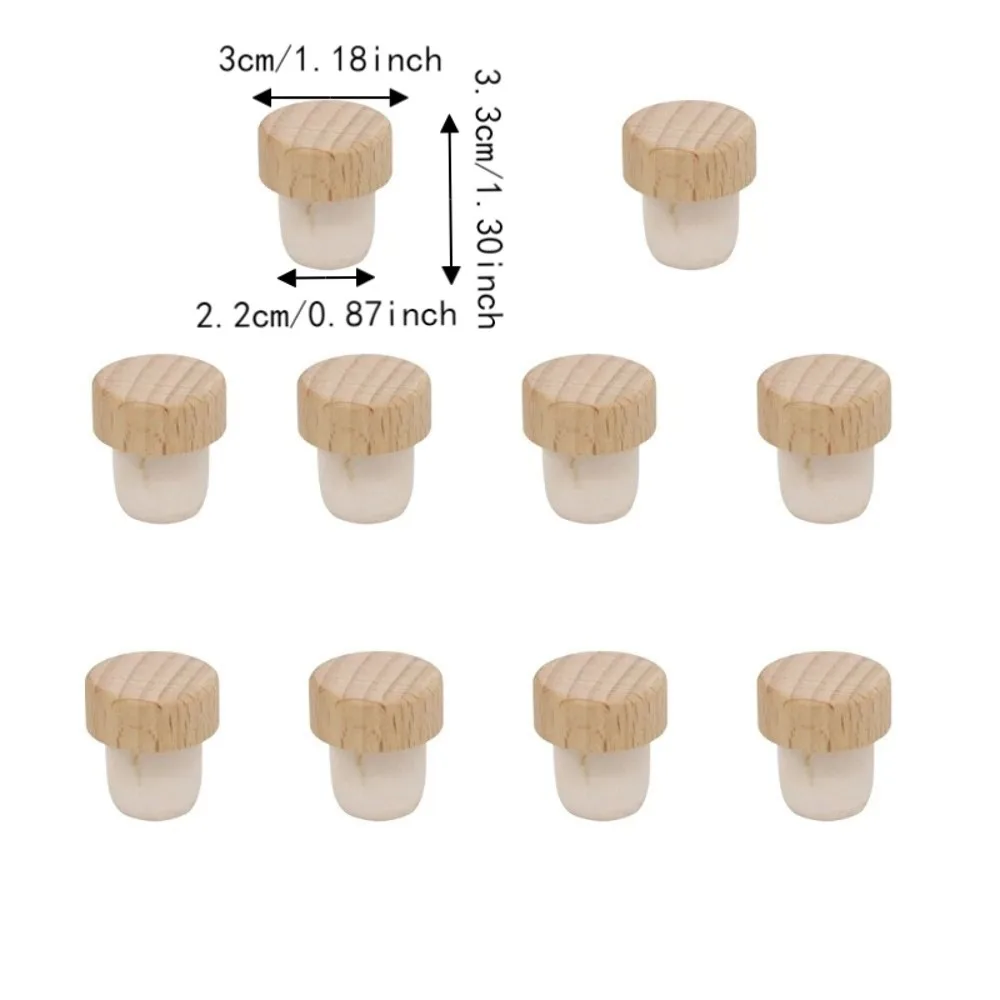 10PCS Vacuum Seal Wine Bottles Stoppers Reusable Fresh Keeping Wine Cork Stopper Leak Proof Bottle Plug Kitchen Use view 6