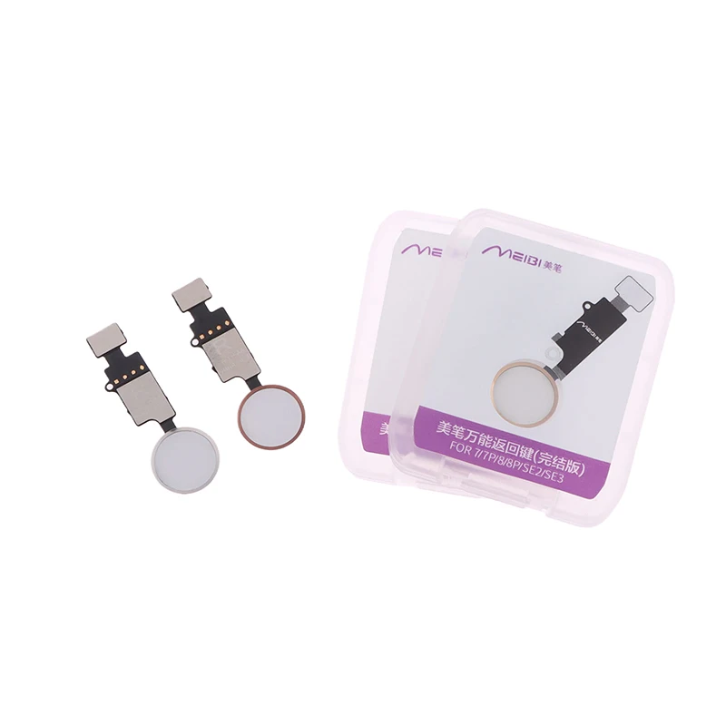 Return Back Home Button Flex Cable Replacement For Phone 7 8 7Plus 8Plus Connector Phone Parts Repair No Touch ID