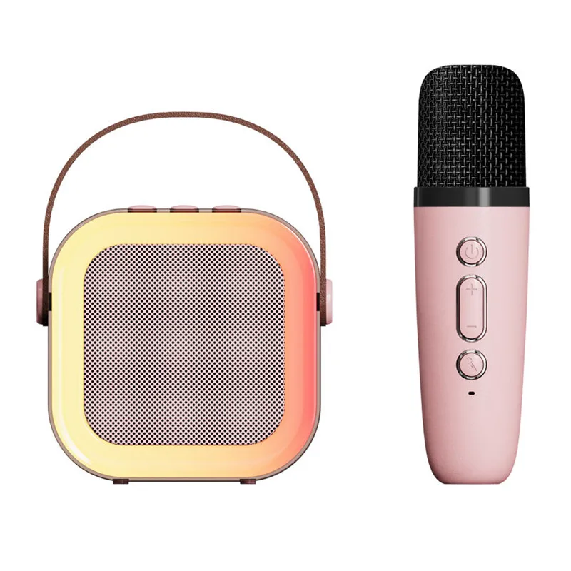 System karaoke Lonvel K12 z mikrofonem, zabawki do śpiewania i tańca, prezent na Boże Narodzenie dla dzieci