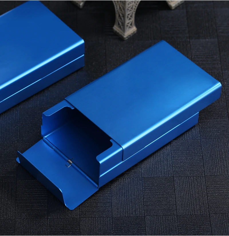 20 Stück Aluminium-Schiebezigarettenetuis mit individuellem Foto, DIY-Lasergravur, Raucherzubehör, Geburtstagsgeschenk für Männer, Freund, Vater – Detail 14