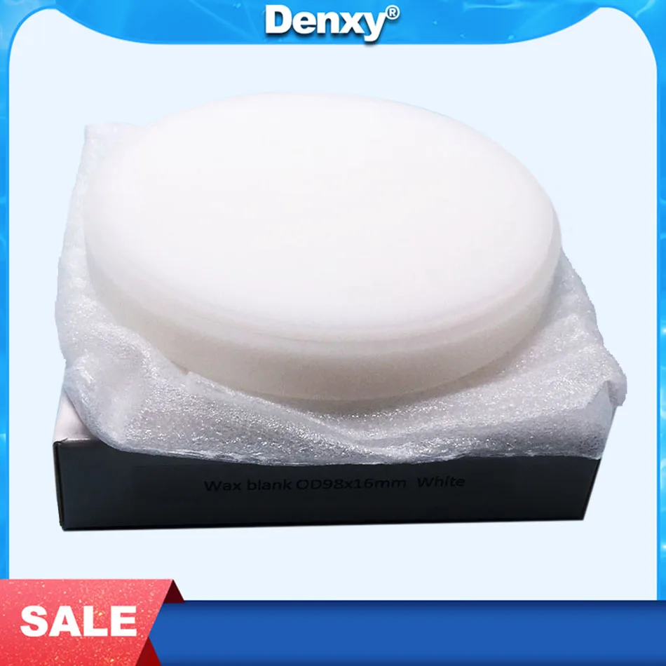 5pcs Dental White Color Wax Block Disc Carving Wax Disc Dental Zirconia Blocks Deatal Lab