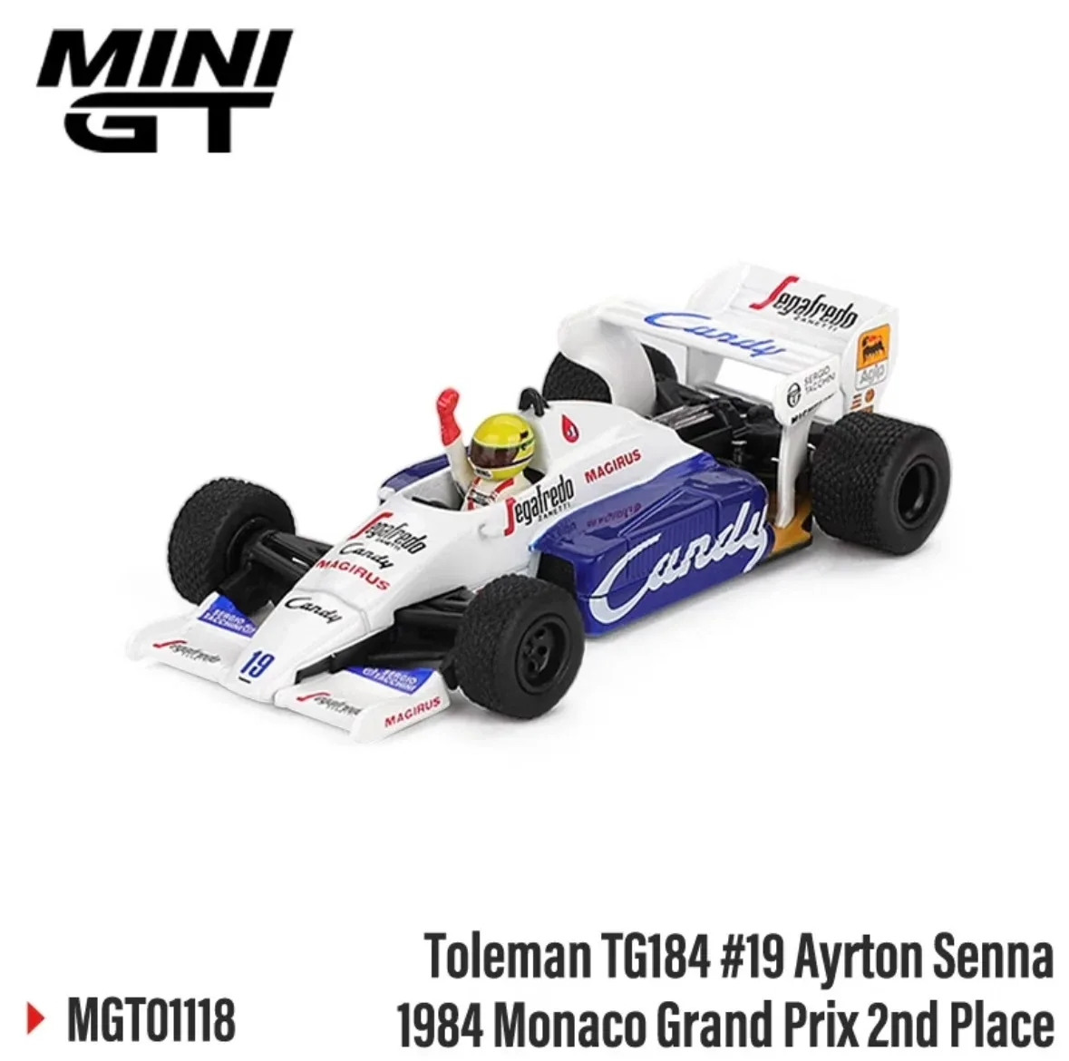 MINI GT 1:64 4 pièces Ayrton Senna 1984 1987 Monaco Grand Prix 1988 1991 Grand Prix japonais 2ème PlaceWinner modèle de voiture en alliage cadeau