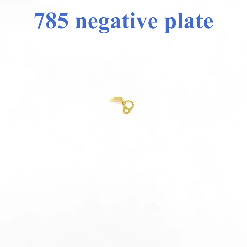 Watch Movement Accessories Negative Plate Suitable for 785 Quartz Movement Bent Foot Piece Watch Repair Parts 10PCS