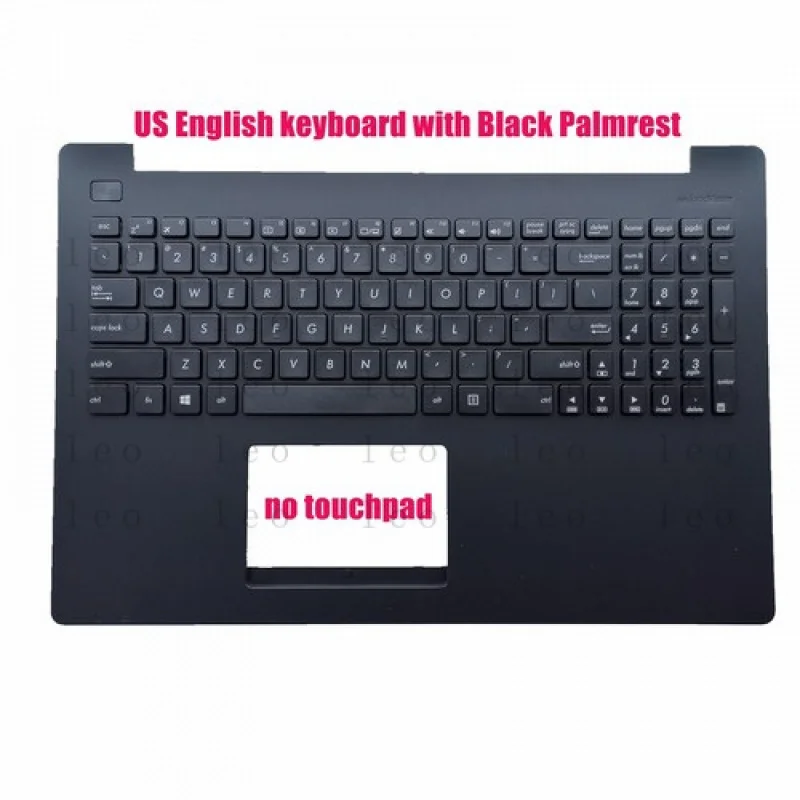 لوحة مفاتيح LL US Black Palmrest لـ Asus X553M X553MA X553S X553SA