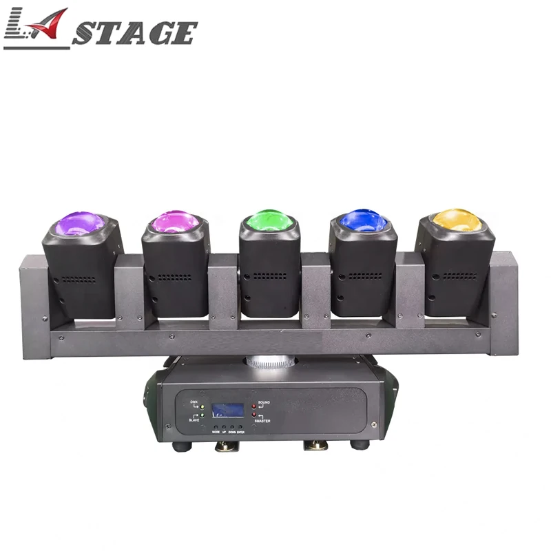 

Colorful 5X40W 4IN1 Moving Bar Pixel Control Led Strobe Beam Stage DJ Moving Heads Bar Light Perfect Effect Christmas Lighting