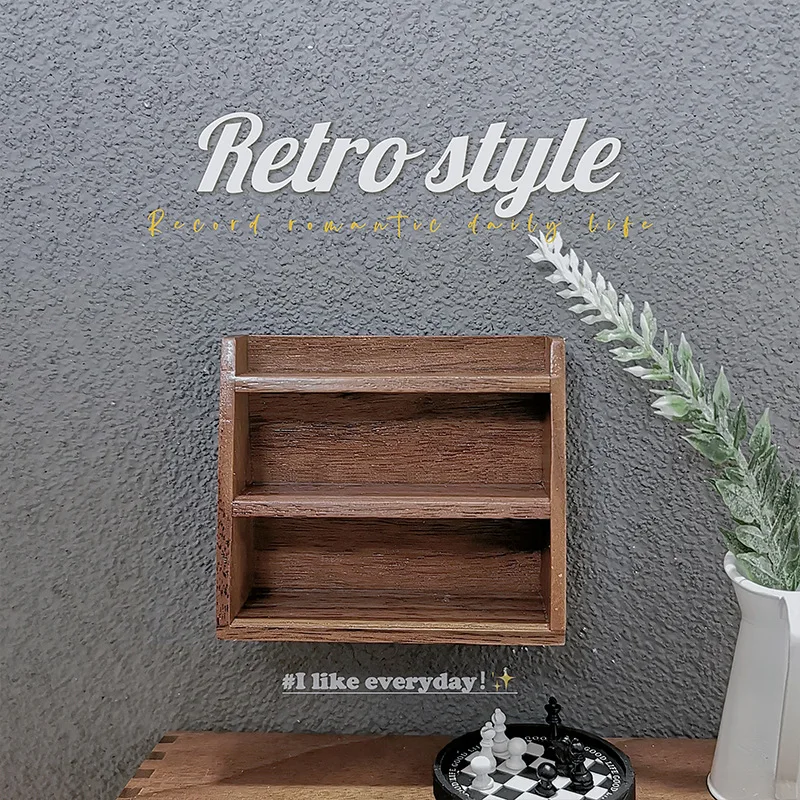 1:12 Miniature Dollhouse Model Home Storage Cabinet Diy Simulation Cabinet Doll House Accessorie Creative Micro-scene Decoration