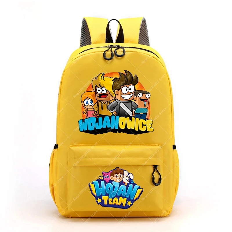 Children Large Capacity Backpack Kids Cartoon Book Bag Wojans Team Anime Cute Schoolbags Boy Girl Fashion Printed Knapsack Gifts