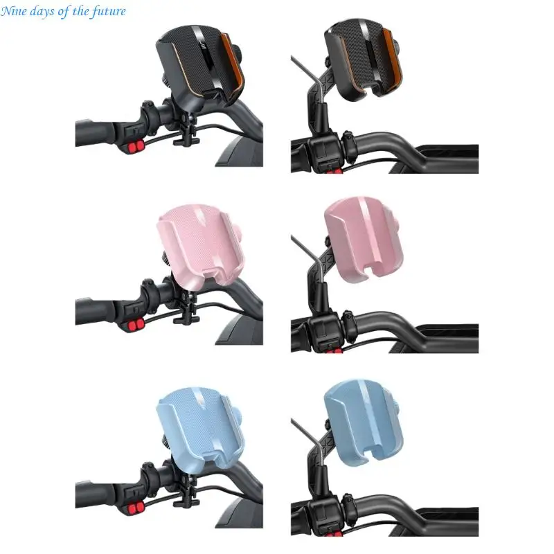 

Handle Bar/Rear View Mirror Mounted Shockproof Stand Holder Cellphone Cradles E65A